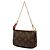 Bolso de Accesorios con Cadena Monogram Louis Vuitton Castaño Roja - vista 2