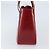 Céline Celine vintage in pelle Rosso - vista 3
