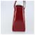 Céline Celine vintage in pelle Rosso - vista 4