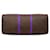 Borsa Louis Vuitton Monogram Macassar Keepall Bandoulière 50 Porpora - vista 3
