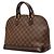 Borsa Louis Vuitton Damier Alma N51131 Marrone - vista 2