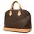 Borsa Louis Vuitton Monogram Alma PM Marrone - vista 2