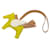 Hermès Charm de sac à main Hermes Rodeo Pegasus PM Beige Jaune  - vue 1