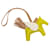 Hermès Charm de sac à main Hermes Rodeo Pegasus PM Beige Jaune  - vue 2