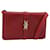 Céline Celine Pelle Vintage Rosso