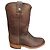Autre Marque Marlboro Classics Botas Western de cuero marrón Castaño