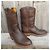 Autre Marque Marlboro Classics Botas Western de cuero marrón Castaño - vista 2