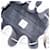Borsa a tracolla mini Pumpkin da donna Givenchy Argento  - vista 4