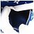 Zaino Louis Vuitton Monogram Jacquard Velvet Palm Springs MINI M46207 Bianco Blu - vista 14