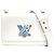 Borsa a tracolla Louis Vuitton Epi Twist MM Bianco Blu