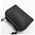 Borsa a tracolla camera in raso e pelle di vitello Anagram Loewe Nero - vista 2