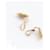 Orecchini Chanel Coco Mark Round Circle Rhinestone D'oro  - vista 7