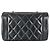 Borsa a tracolla Chanel Diana 22 Single Flap Nero - vista 2