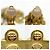 Orecchini Chanel Vintage Gold Clip - vista 4