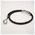 Hermès Bracciale charm in pelle Jumbo H HERMES Marrone Nero - vista 4