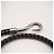 Hermès Bracciale charm in pelle Jumbo H HERMES Marrone Nero - vista 8