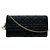 Portafoglio con catena Lady Cannage Christian Dior Nero