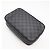 Clutch Louis Vuitton Damier Graphite Marrone Nero - vista 2