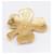 Spilla Chanel Clover Coco Mark Rosa Rosso D'oro  - vista 2