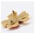 Spilla Chanel Clover Coco Mark Rosa Rosso D'oro  - vista 5