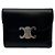 Céline Celine Calfskin Small Flap Wallet Black