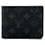 Louis Vuitton Monogram Eclipse Portefeuille Slender Bi-fold Wallet Brown Black
