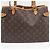 Borsa Louis Vuitton Monogram Batignolles Horizontal Marrone - vista 2