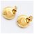 Orecchini a clip rotondi Chanel Coco Mark Oro D'oro - vista 4