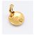 Orecchini a clip rotondi Chanel Coco Mark Oro D'oro - vista 8