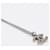 Collana CHANEL Coco Mark in strass argento - vista 10