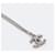 Collana CHANEL Coco Mark in strass argento - vista 5
