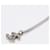 Collana CHANEL Coco Mark in strass argento - vista 9
