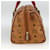 MCM Visetos logogramme Leather Marrone  - vista 3