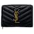 Portefeuille deux volets Yves Saint Laurent Noir  - vue 1