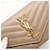 Long portefeuille Cassandra Matelassé Yves Saint Laurent Beige  - vue 3
