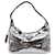 Borsa Hobo Prada Nylon Re-Edition Sequin Nero Argento
