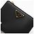 Prada City Calf Triangle Wallet Nero Schwarz - Ansicht 4