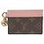 Louis Vuitton Monogram Porta Biglietti Marrone Rosa