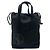 Sac cabas Louis Vuitton Taurillon LV Circle Cavalier Marron Noir