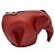 Pochette Elephant in pelle Loewe rosso