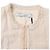 Blazer abierto de tweed deshilachado Iro en algodón crema Blanco Crudo - vista 5