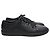 Sneakers basse Saint Laurent SL/01 in pelle nera Nero
