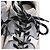 Sneakers basse Chanel CC in scamosciato grigio e mesh - vista 21