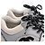 Sneakers basse Chanel CC in scamosciato grigio e mesh - vista 26