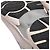 Sneakers basse Chanel CC in scamosciato grigio e mesh - vista 28