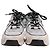 Sneakers basse Chanel CC in scamosciato grigio e mesh - vista 4