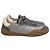 Sneakers basse Bars di Acne Studios in pelle e scamosciato grigio