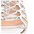 Sandali con tacco Gianvito Rossi Cutout Lace-Up in pelle bianca Bianco Crudo - vista 13