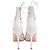 Sandali con tacco Gianvito Rossi Cutout Lace-Up in pelle bianca Bianco Crudo - vista 3