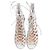 Sandali con tacco Gianvito Rossi Cutout Lace-Up in pelle bianca Bianco Crudo - vista 5